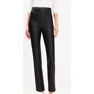 Loft Women's Jean Style Leather Pants Size 14